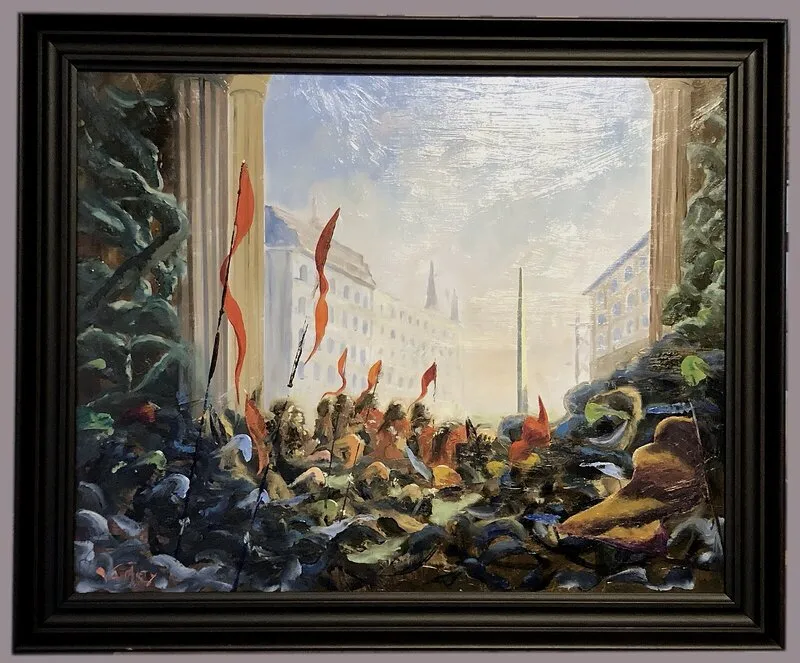 Oljemålning 2025-op.1 av Van Arty