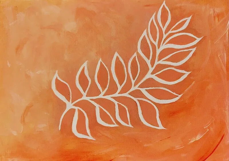 Akrylmålning Growth av Olivia