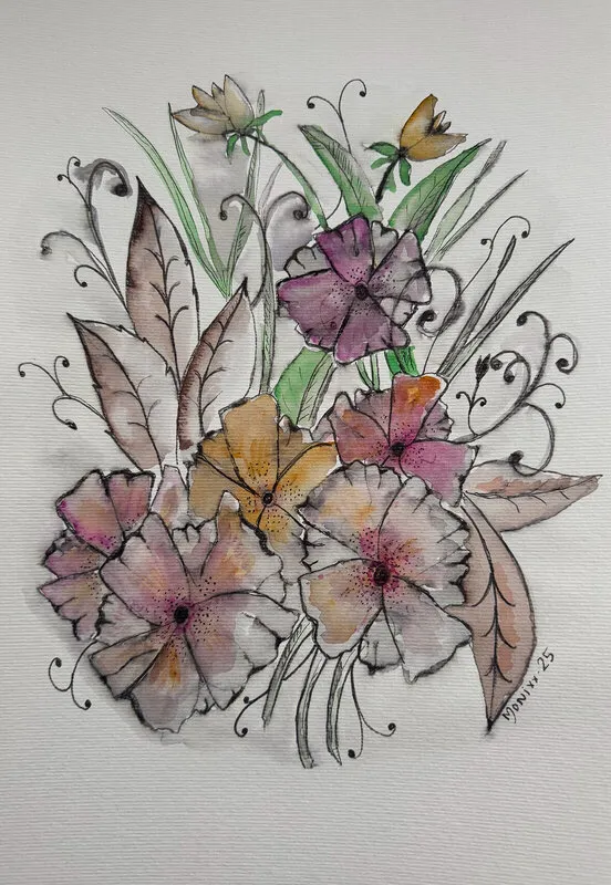 Calm Autumn Bouquet av Monica Rose Bergström (Monixx)