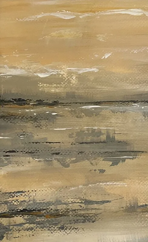 Akrylmålning Calm and waves 2 av Amie Norrman Söderman