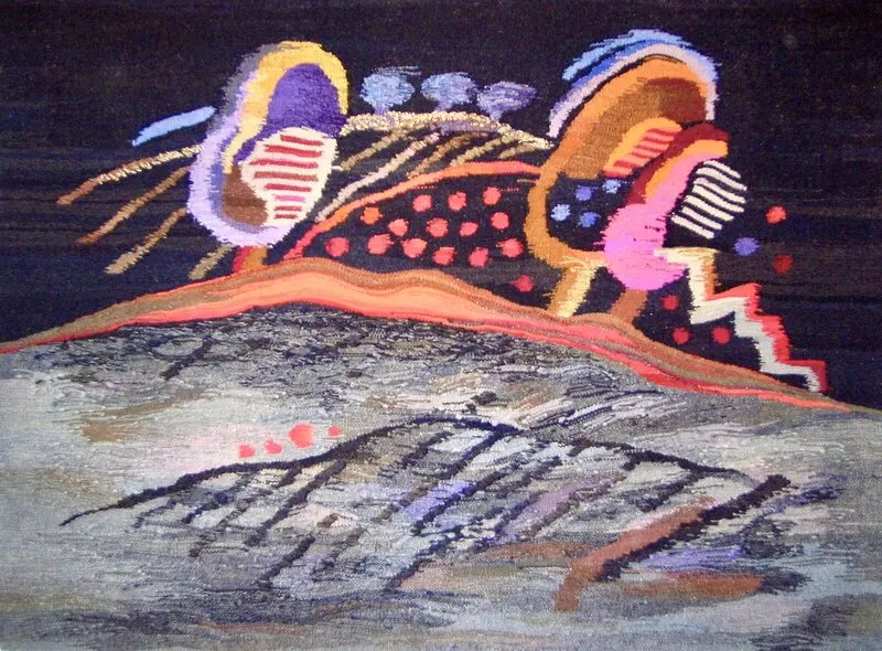 Färgstarka Landskapet av Loretta Nigals