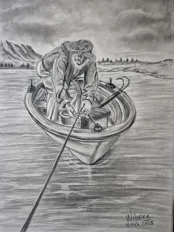 The Old Fisherman av Anders Wiberg