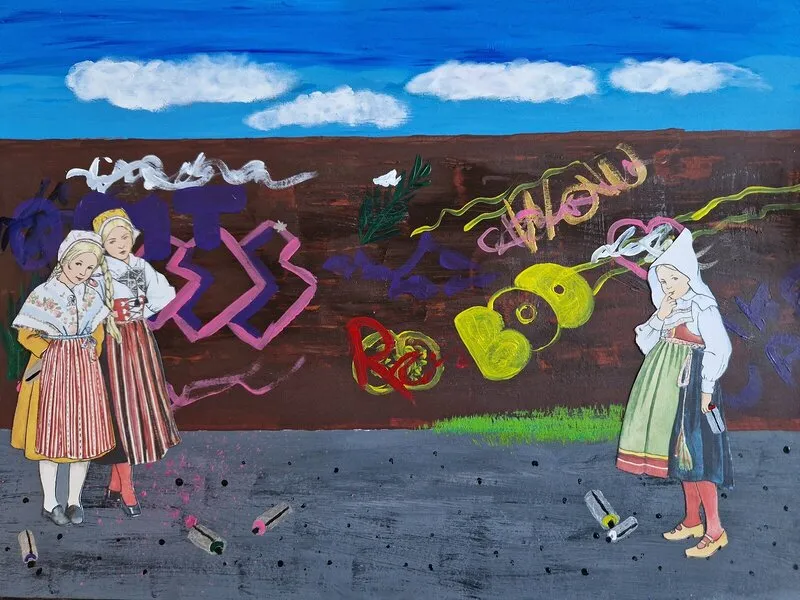 Visitering, du måste skämta konstapeln av Therese Klaar