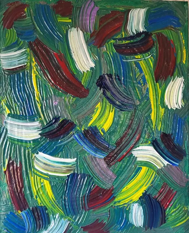 Akrylmålning Skördetid av Konst_igtpatapeterna Magni