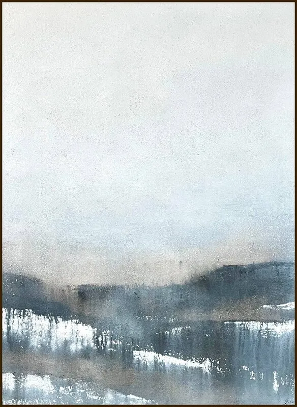 Akrylmålning No. 2503, Waiting for Spring av Stellan Fine Art