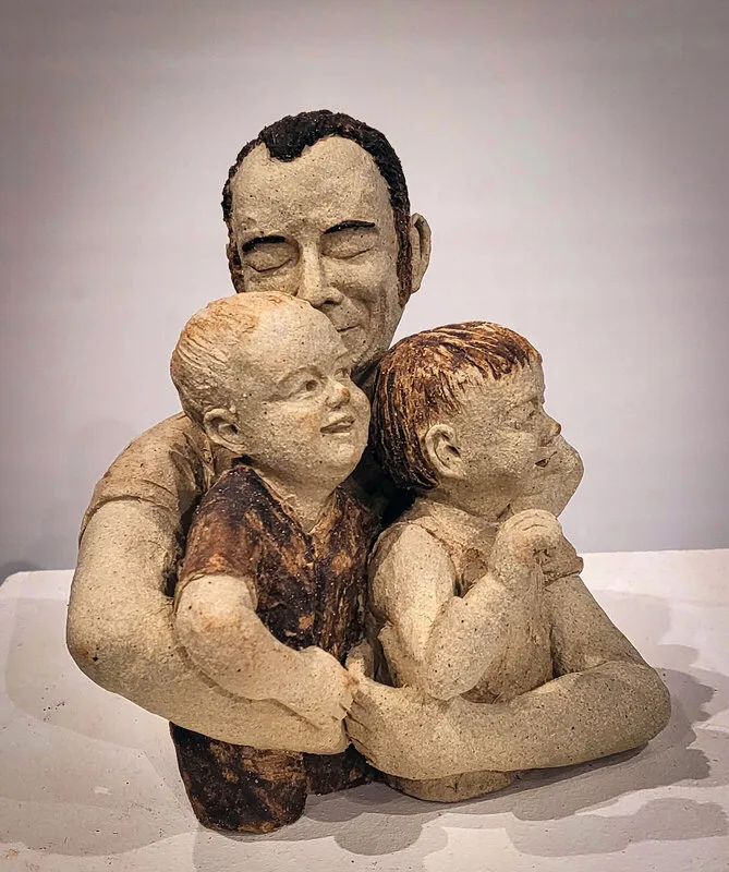 Skulptur Family av Annika Rehn