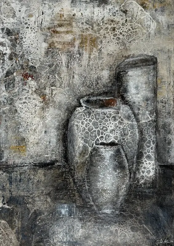 Akrylmålning Tillsammans av C. T. Hoffmann