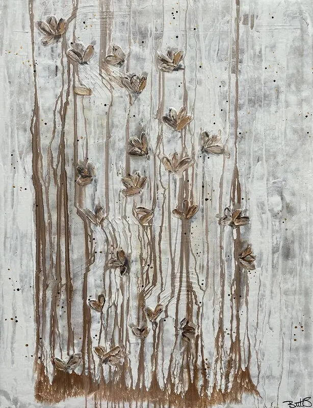 Akrylmålning Stilla av Britt Svantesson