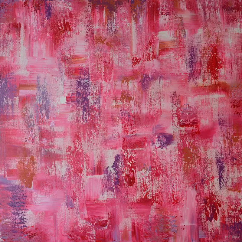 Akrylmålning Sakura av Maria Elias Art