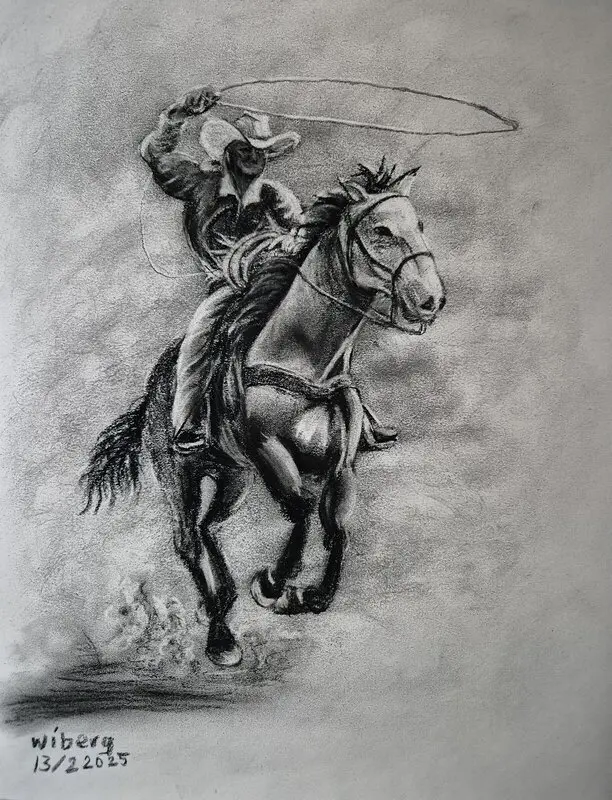 4. Cowboy med lasso av Anders Wiberg