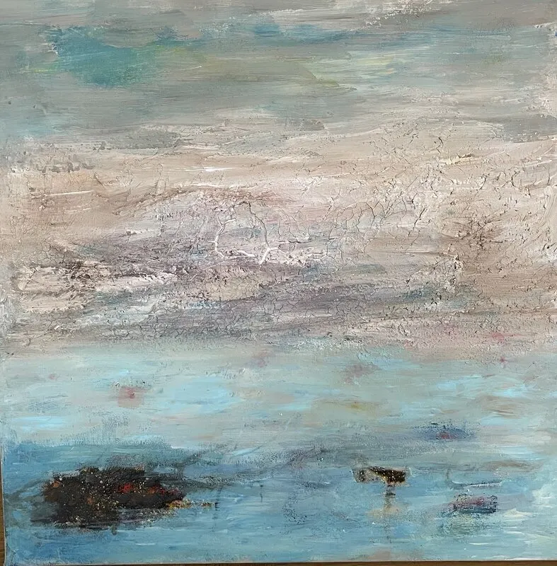 Akrylmålning B1 av Inese Wallenberg