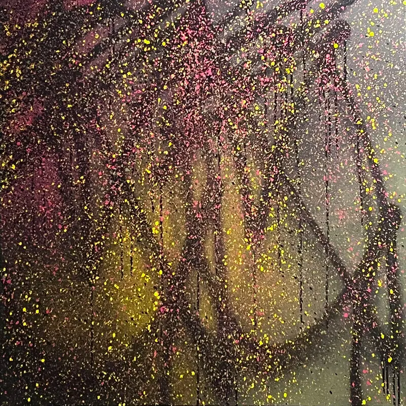 Akrylmålning Y2025—C7 av SkyOne Tobias Johansson