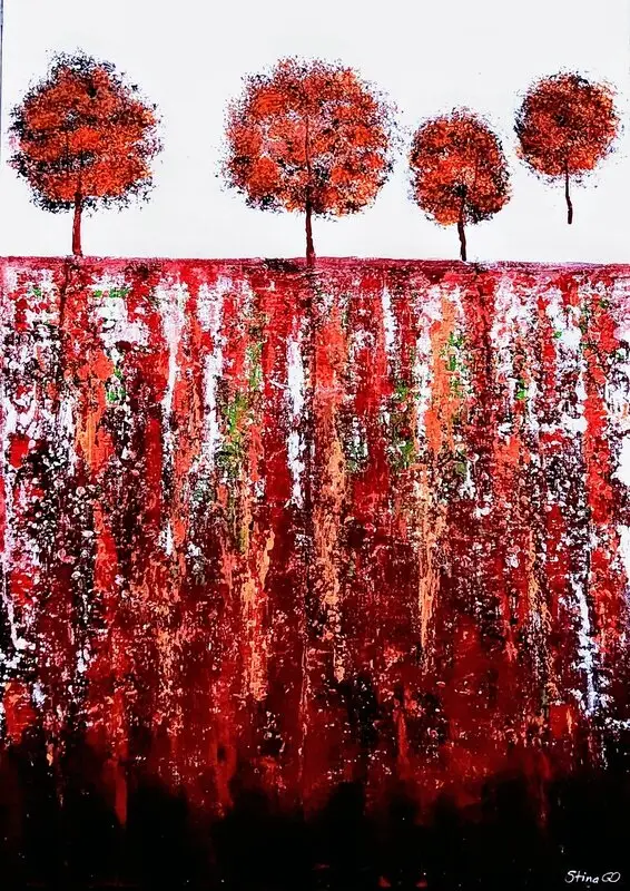 Collection of Red Trees av Stina G Olsson