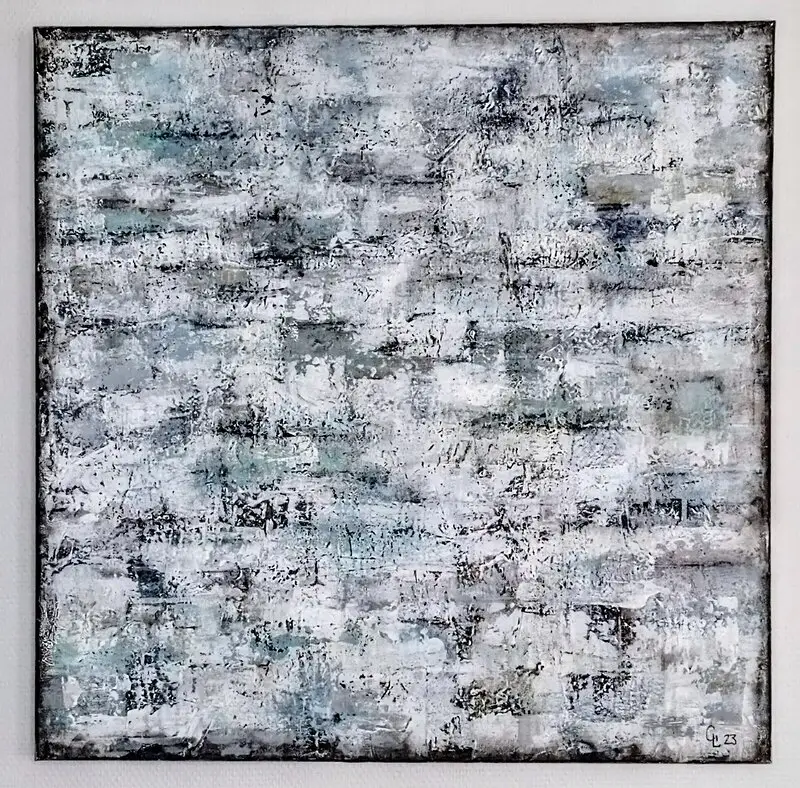 Akrylmålning Bohuslän av GRETA LINDERBORG