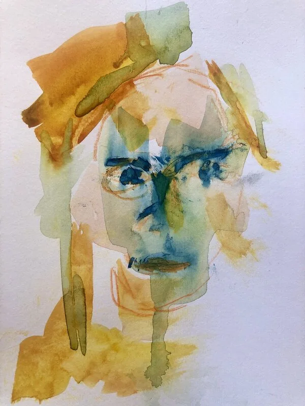 Akvarell Vanda av Ylva Julén