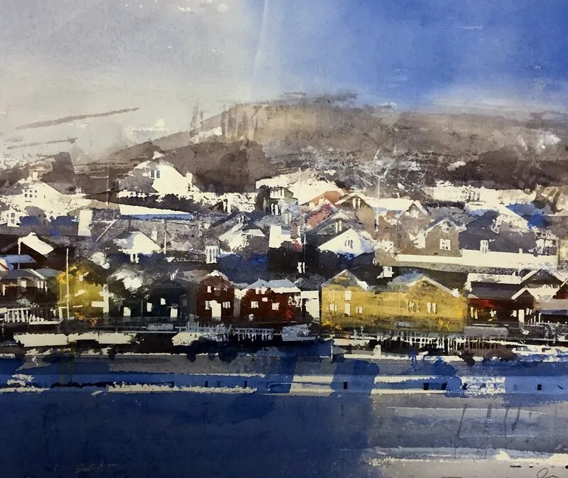 Akvarell av Kent Malmberg