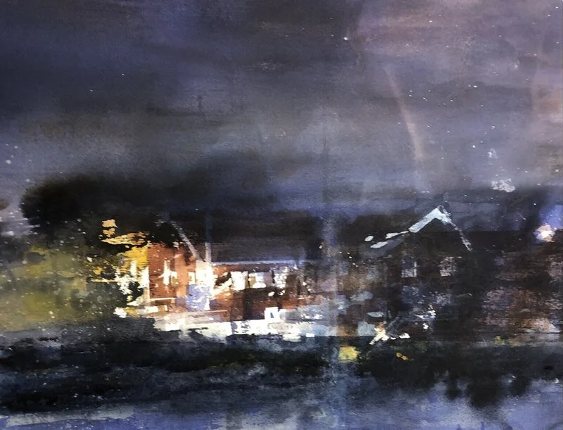 Akvarell av Kent Malmberg