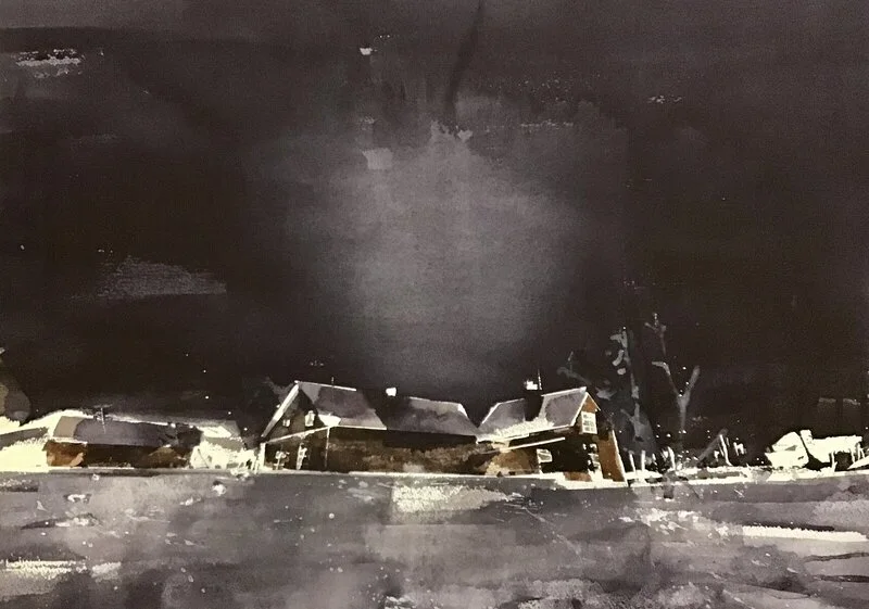 Akvarell av Kent Malmberg