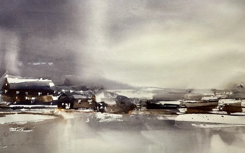 Akvarell av Kent Malmberg