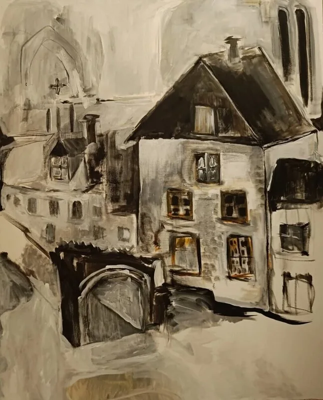 Akrylmålning av Anna-Lena Ravn