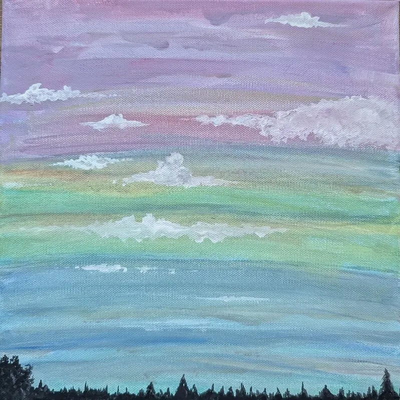 Evening sky av Elin Korpas