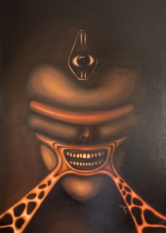 Akrylmålning (3) Anxiety av Martyna Jach