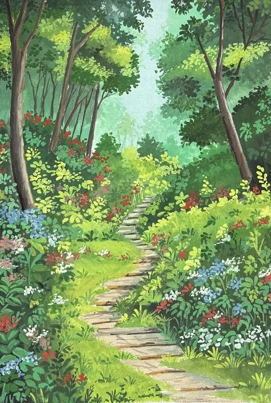 Vår i skogen av Sanchari Sen Sarma