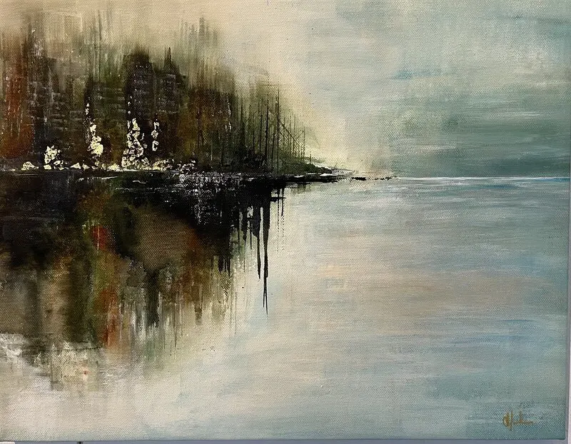 Akrylmålning Livet av Helena Stridh