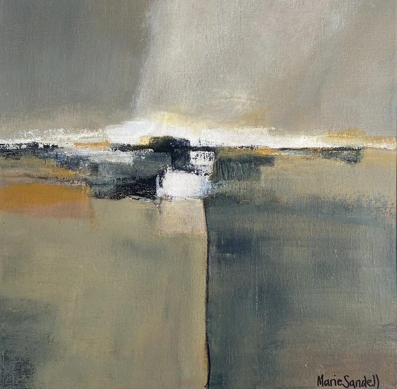 Akrylmålning Oktober av Marie Sandell