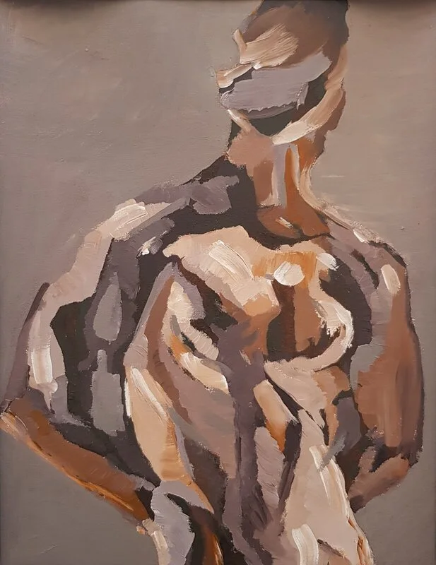 Akrylmålning Torso av Jonas Pehrsson