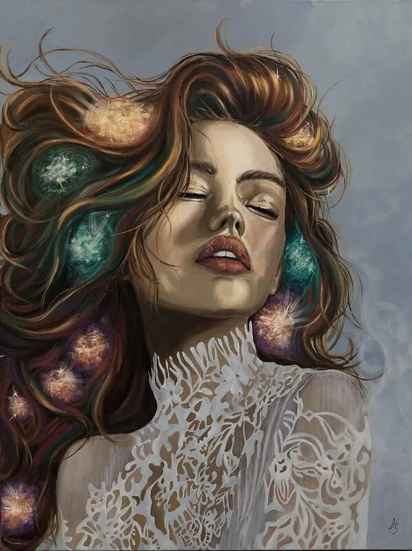 Akrylmålning Magnificent Seven av Alyona Siergieieva - Designfull Art