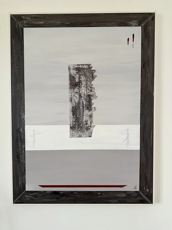 Akrylmålning Längtan av Anna Halonen