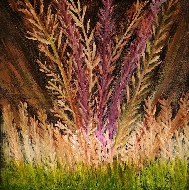 Oljemålning Peaceful silence av Karin Nyberg