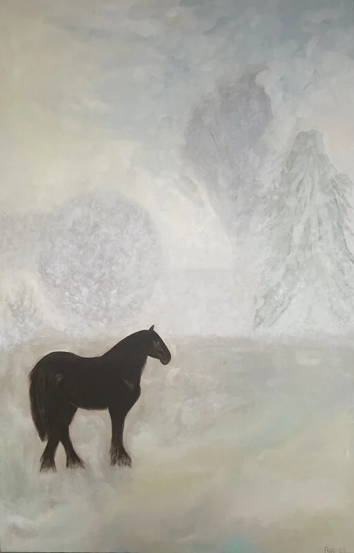 Oljemålning av Anngelica Rosén