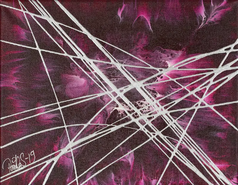 Akrylmålning 198 av Pernilla Söder