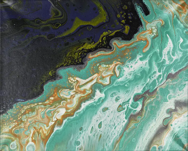 Akrylmålning 139 av Pernilla Söder