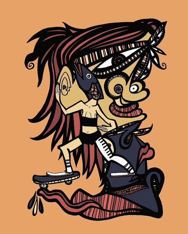 Sketchyfishygurly av Clara Gillenäng