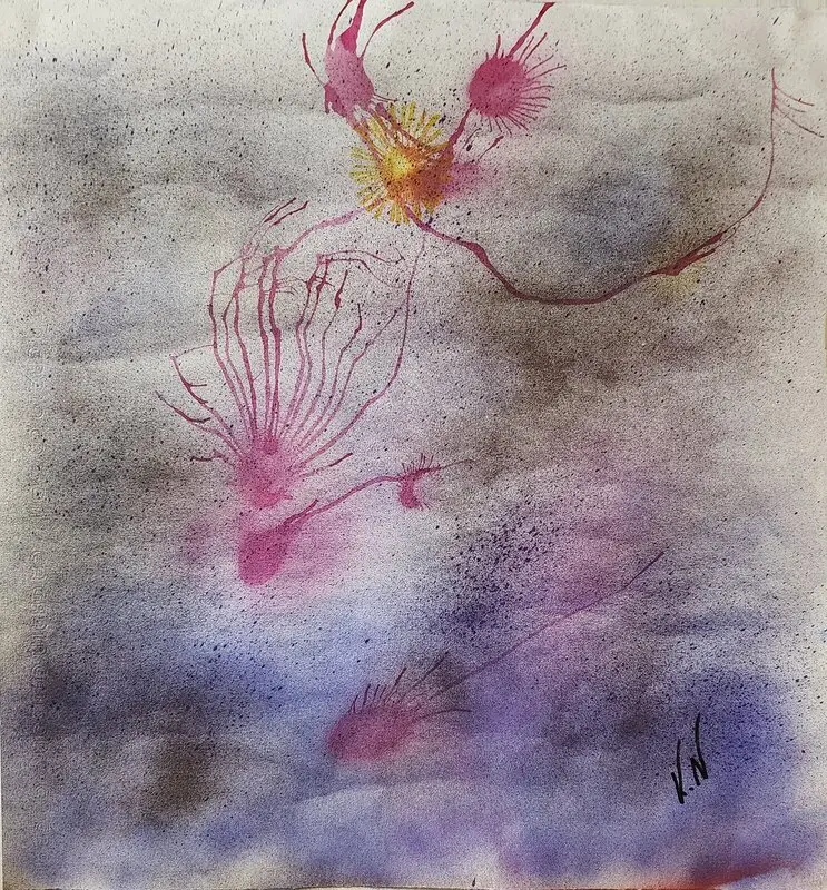 Akvarell You interpretation Your feeling Your imagination av Karin Nyberg