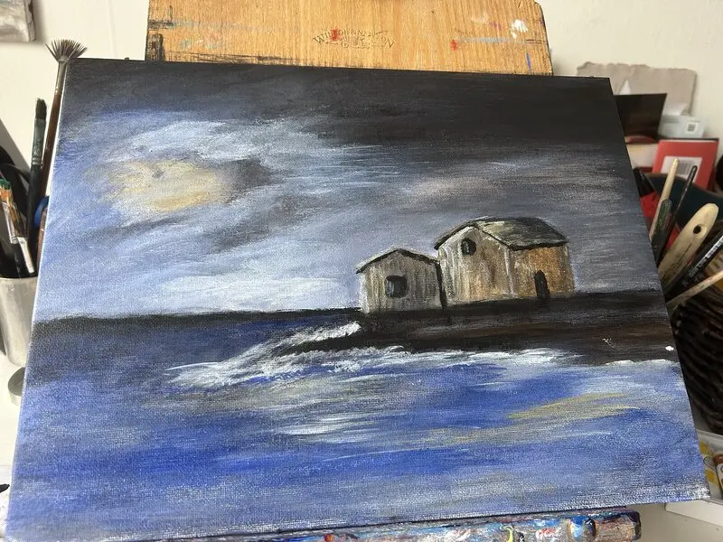 På en klippa vid havet av Eli Nordnes