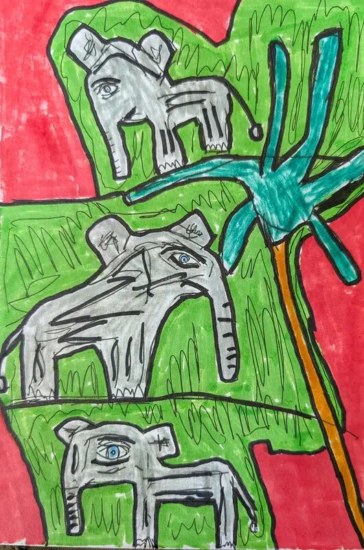 Elefater x 3 av Mikael Jonsson