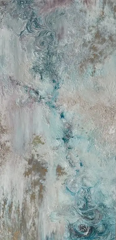 Oljemålning Vintergatan av Pia Brevenskär