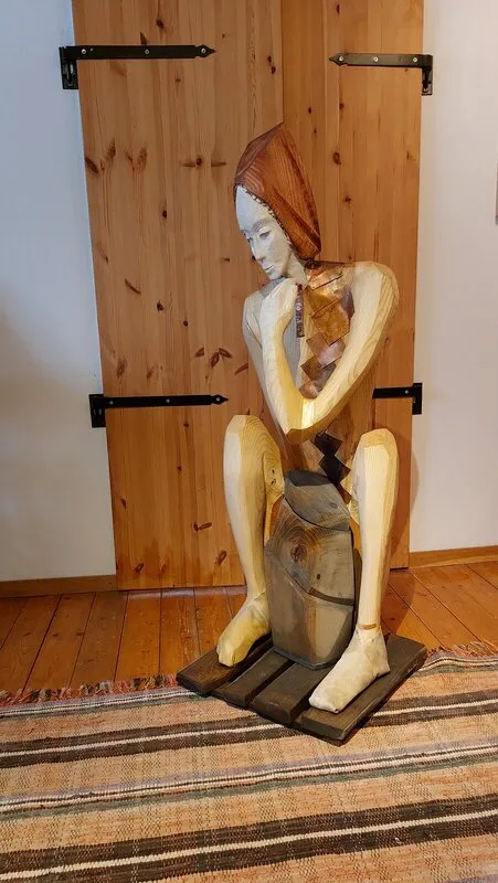 Skulptur Homo sapiens av Claus Becker