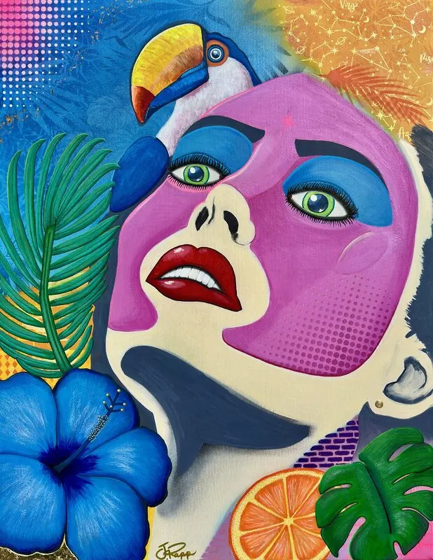 Akrylmålning Moment of Enlightenment av Vesano Design