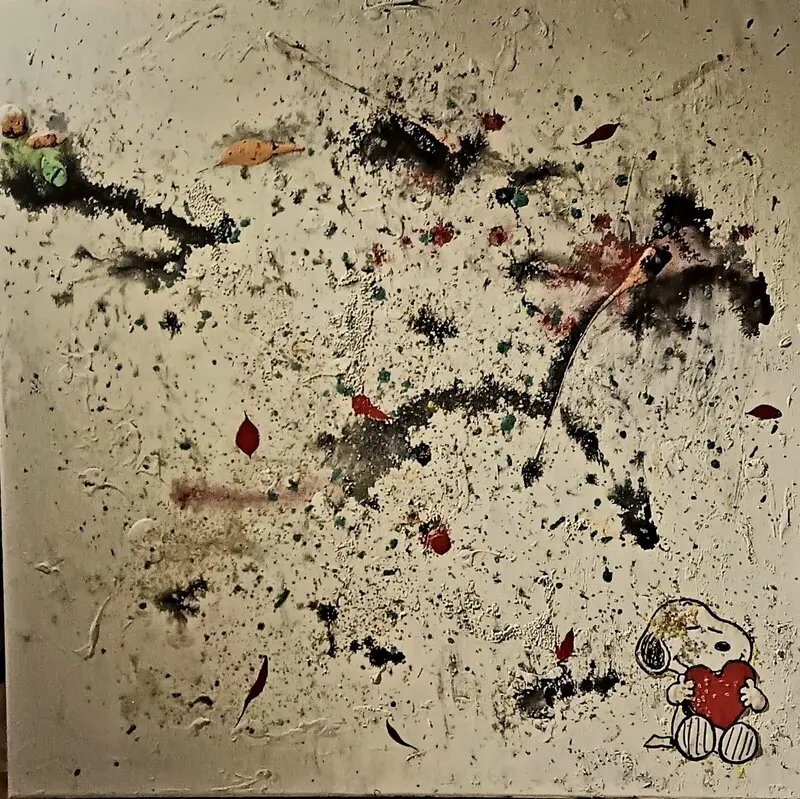 Akrylmålning Snobben av Åsa Ambrus