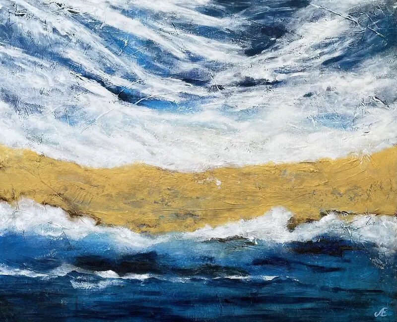 Golden sea av Anna Eriksson