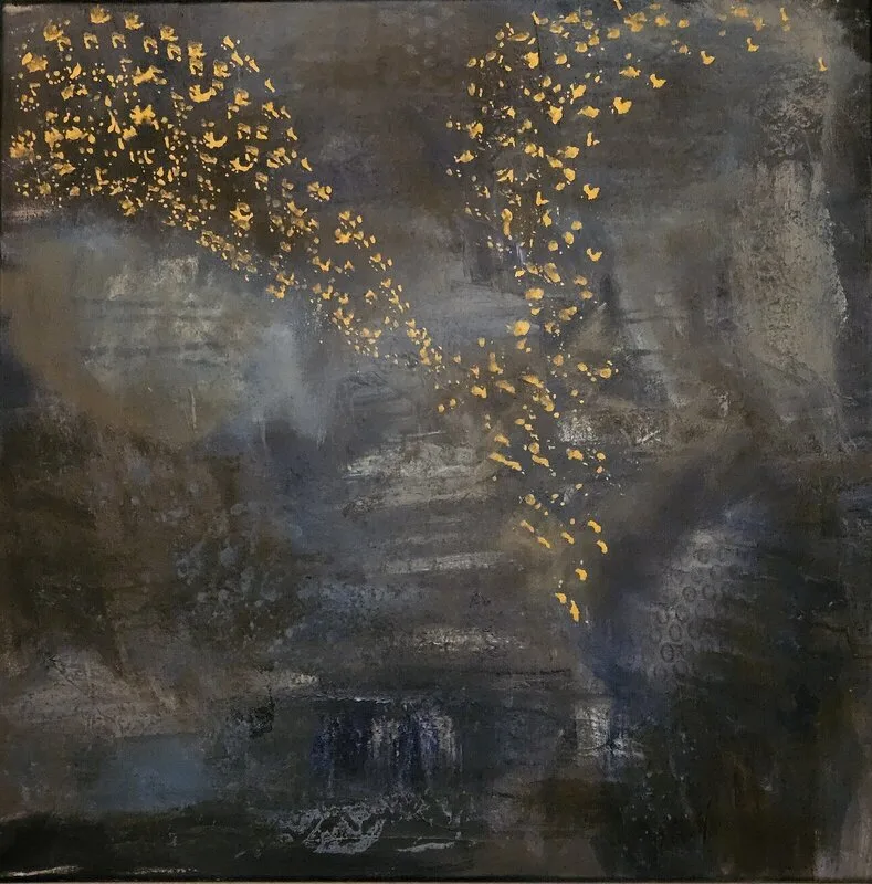 Akrylmålning Vingslag av Pernilla Andersson