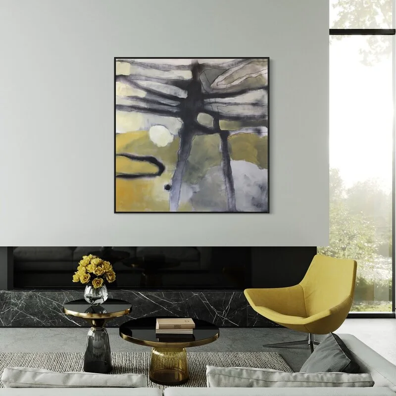 Akrylmålning Dragonfly av Lena Sundbom