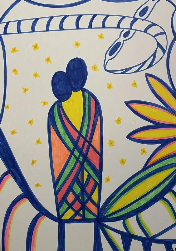 Tied in colors av Sabina Sandberg