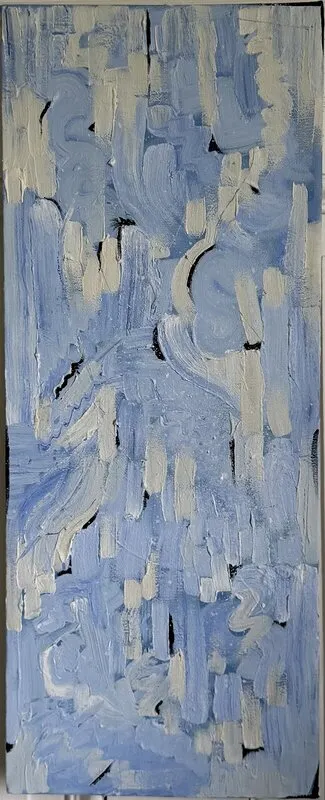 Akrylmålning Tystnad under ytan av Allis Norlin Backe