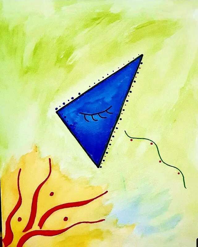 Oljemålning Inner fire av Beto Azamar